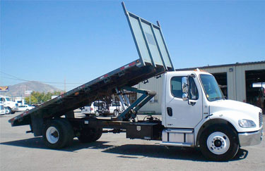 Tilt Bed Stake Truck